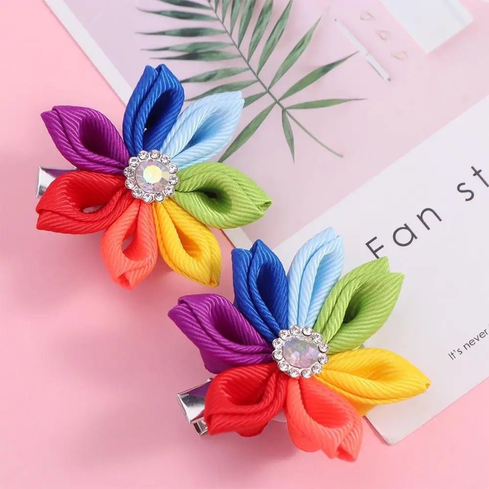 Rainbow pride hair accessories