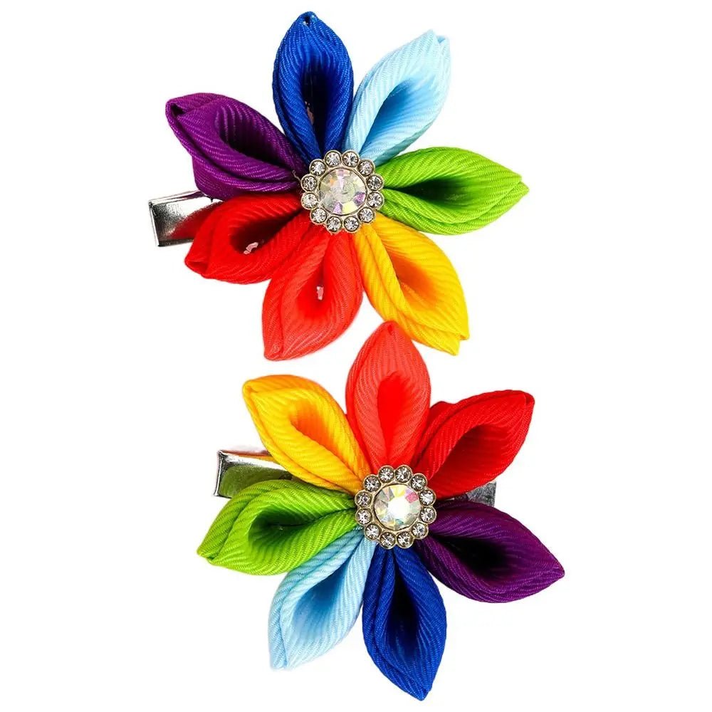 Rainbow pride hair accessories