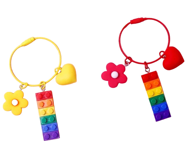 Rainbow Pride Keychain or Bag Charms - Gay SkateRainbow Pride Keychain or Bag CharmsGay SkateGay Skate14:193#2