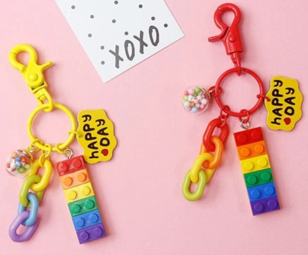 Rainbow Pride Keychain or Bag Charms - Gay SkateRainbow Pride Keychain or Bag CharmsGay SkateGay Skate14:193#2