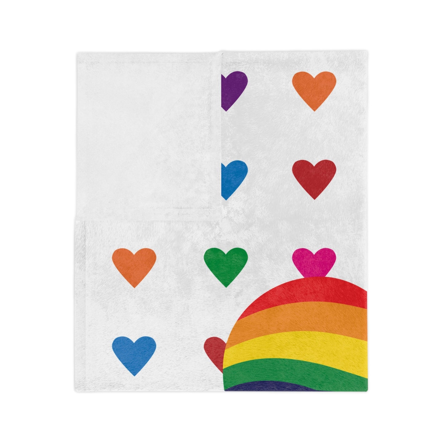Rainbow Pride Love Hearts - Velveteen Microfiber Blanket - Gay SkateRainbow Pride Love Hearts - Velveteen Microfiber BlanketHome DecorPrintifyGay Skate17674918486713406976