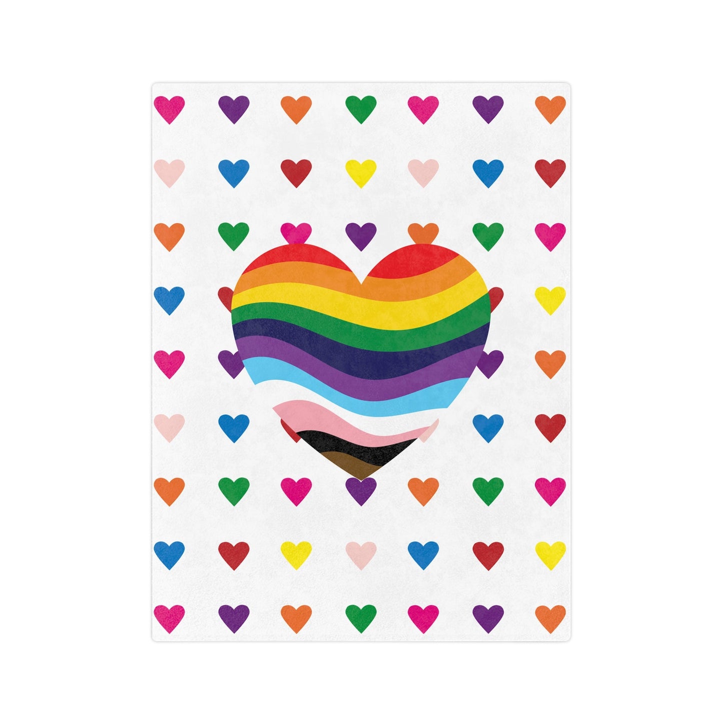 Rainbow Pride Love Hearts - Velveteen Microfiber Blanket - Gay SkateRainbow Pride Love Hearts - Velveteen Microfiber BlanketHome DecorPrintifyGay Skate17674918486713406976