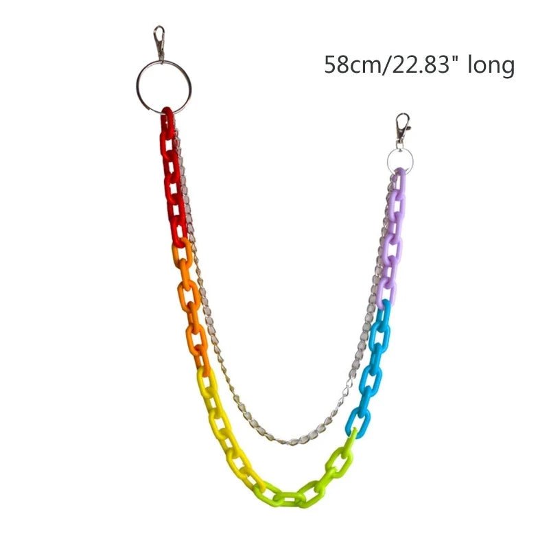 Rainbow Wallet Acrylic Key Chain - Gay SkateRainbow Wallet Acrylic Key Chainskate accessoriesGay SkateGay Skate14:29#C
