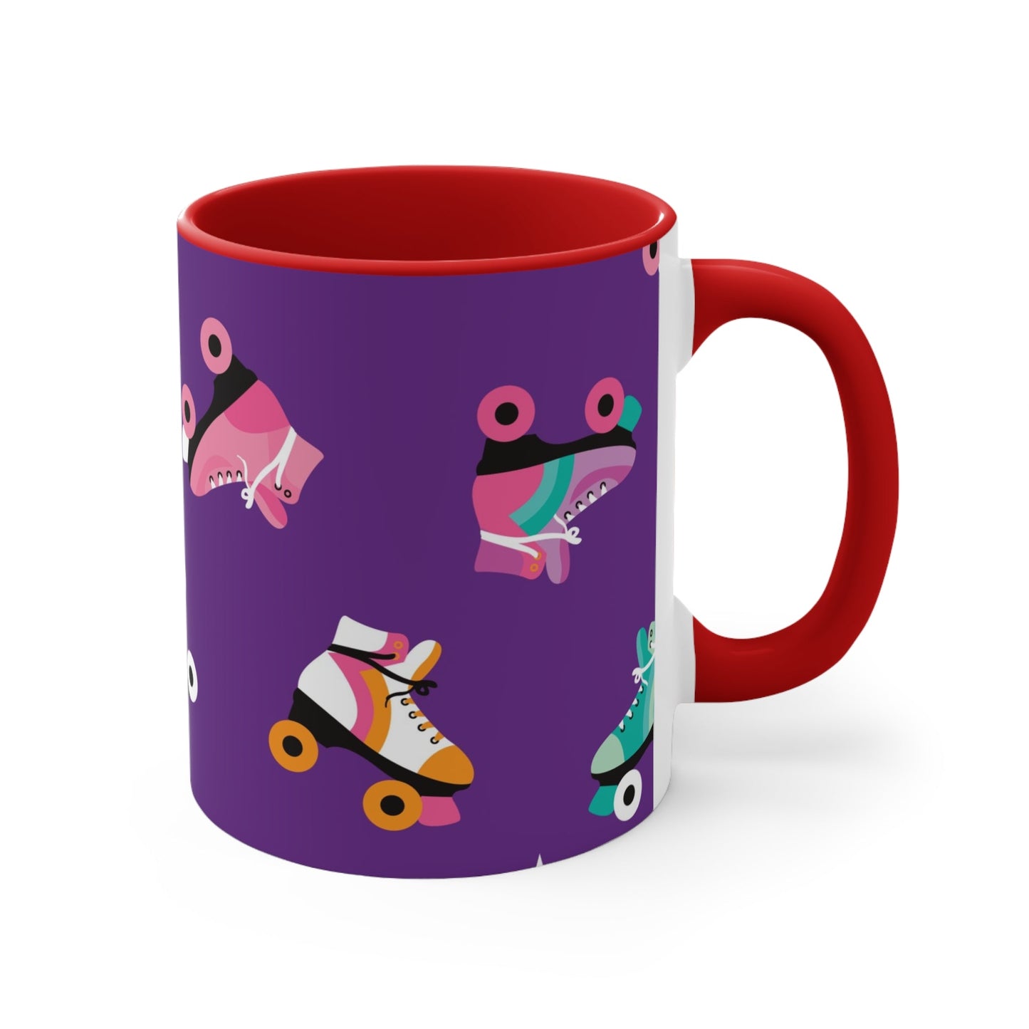 Roller Skates with a purple background - cute colourful accent mug - Gay SkateRoller Skates with a purple background - cute colourful accent mugMugPrintifyGay Skate20384942089910696278