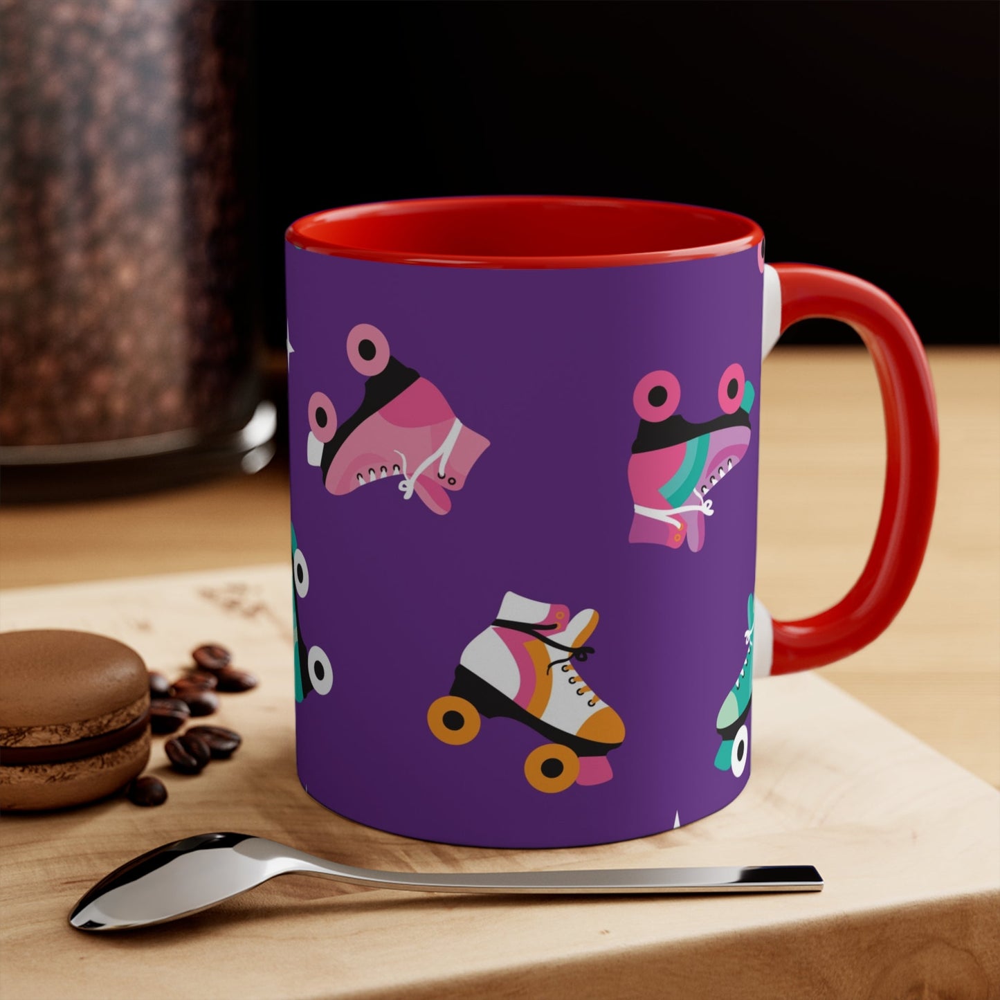 Roller Skates with a purple background - cute colourful accent mug - Gay SkateRoller Skates with a purple background - cute colourful accent mugMugPrintifyGay Skate20384942089910696278
