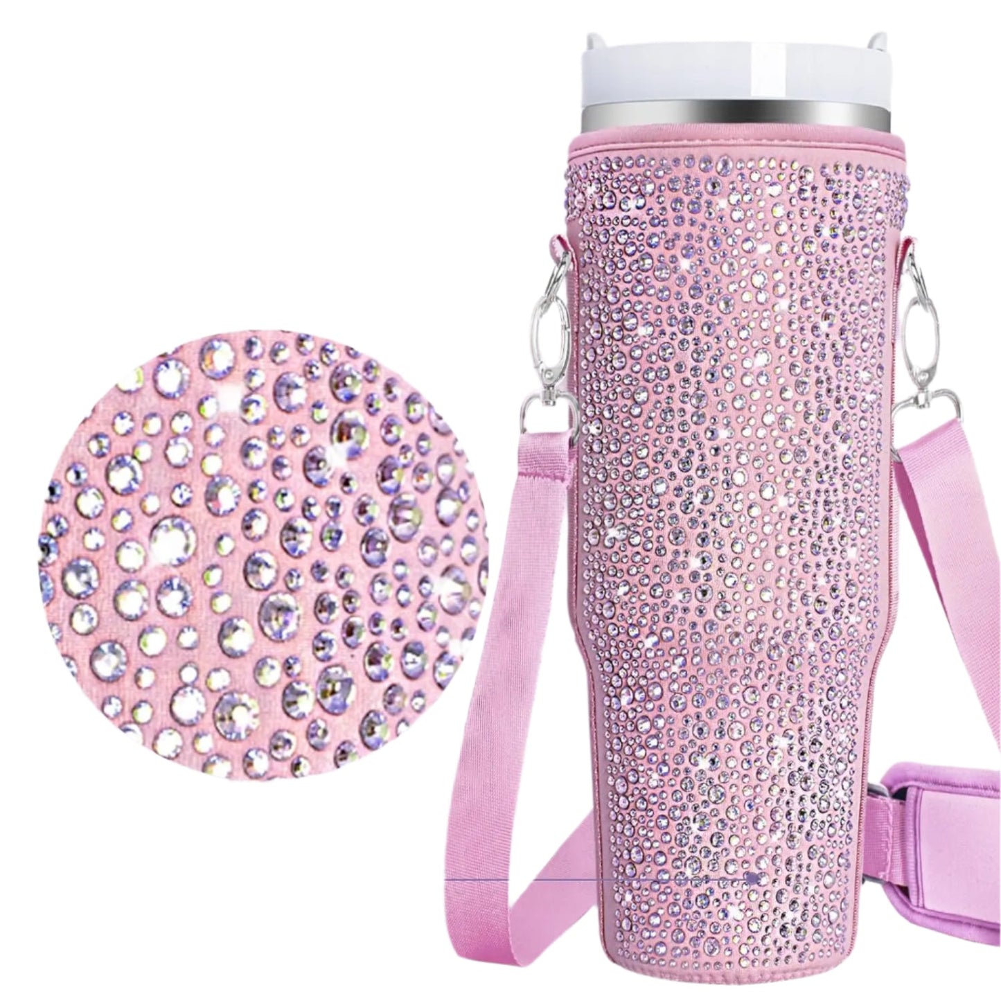 Pink Shiny Diamante Sleeve for 40oz Stanley Cup - Gay SkateShiny Diamante Sleeve for 40oz Stanley Cupskate accessoriesGay SkateGay Skate14:200006152#PINK