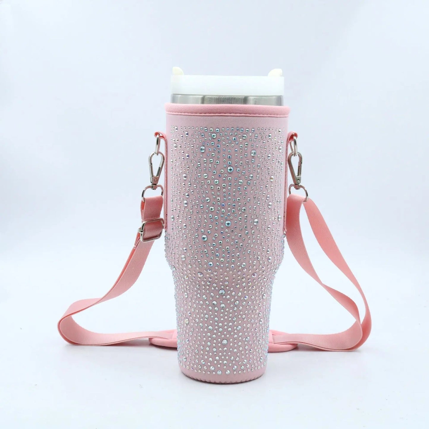 Light Pink Shiny Bling Sleeve for 40oz Stanley Cup - Gay SkateShiny Diamante Sleeve for 40oz Stanley Cupskate accessoriesGay SkateGay Skate14:200661016#Black