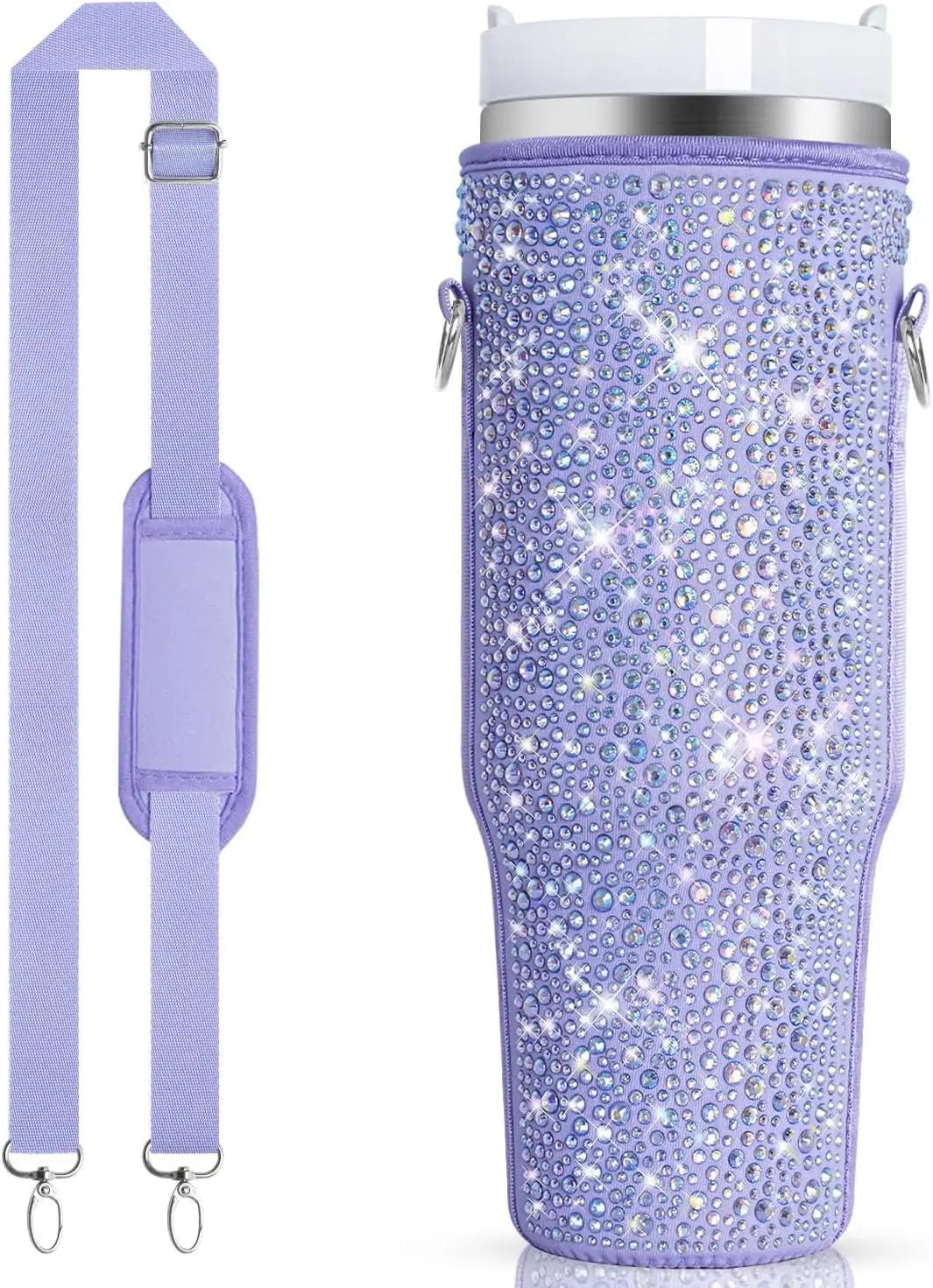 Purple Lavender Shiny Diamante Sleeve for 40oz Stanley Cup - Gay SkateShiny Diamante Sleeve for 40oz Stanley Cupskate accessoriesGay SkateGay Skate14:200006153#Purple