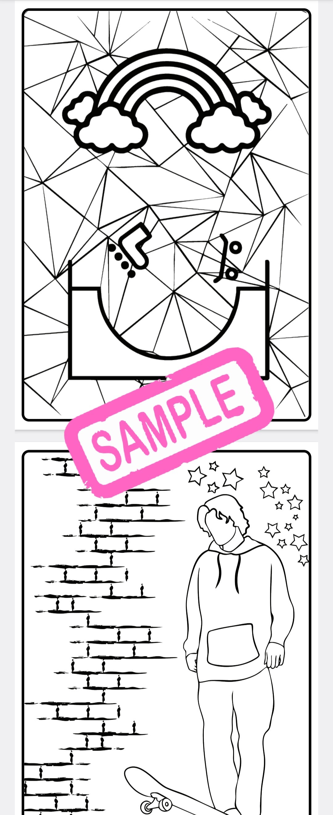 Queer coloring in book