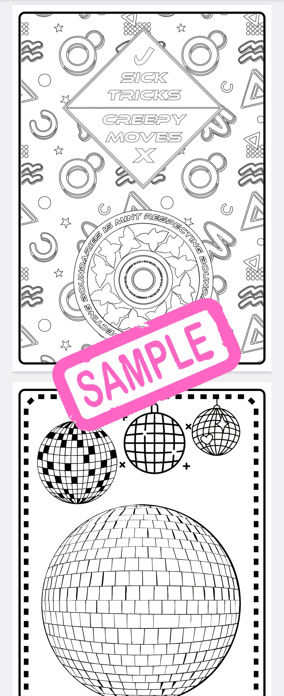 Skate Rink coloring in pages
