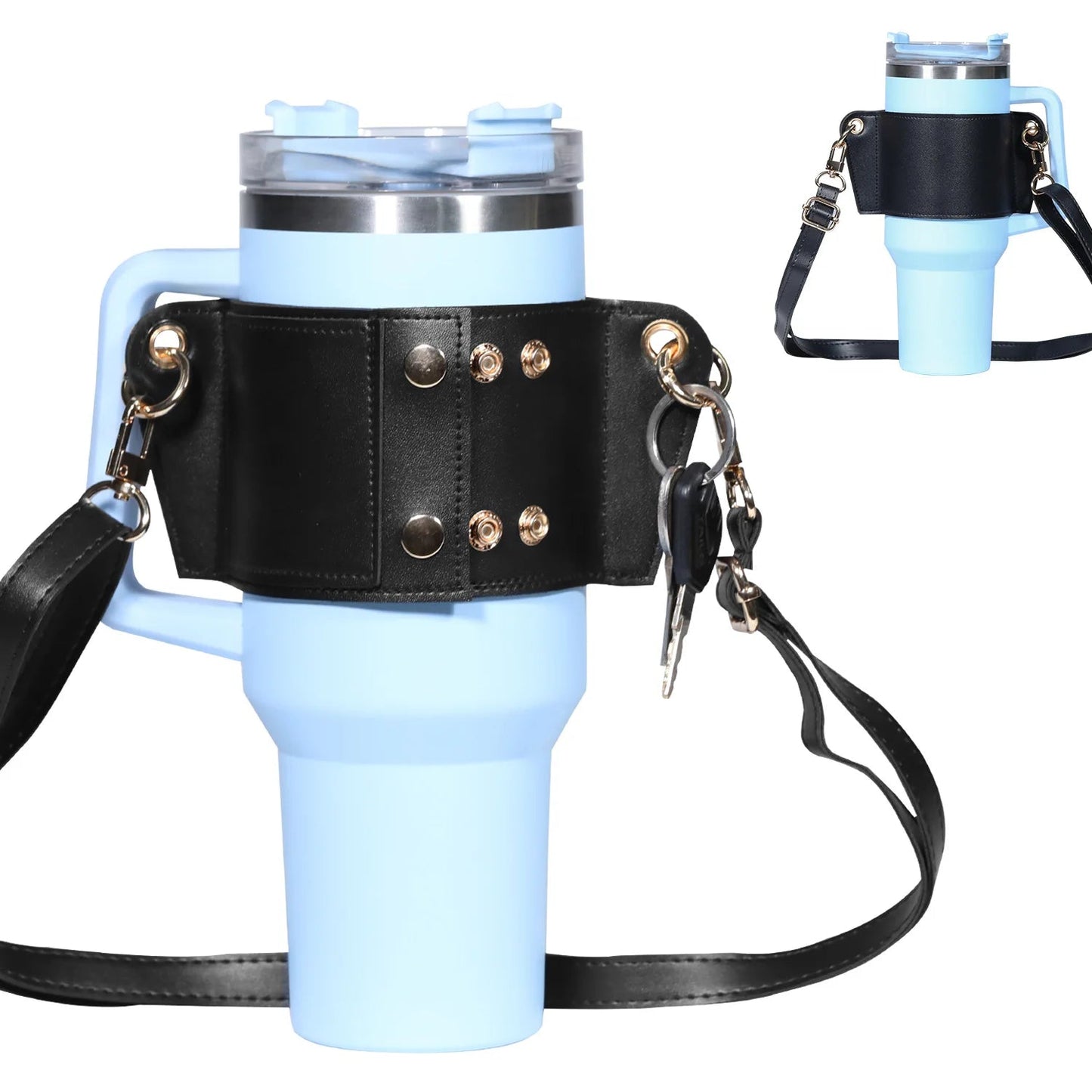 Stanley Cup Sling - Vegan Leather with adjustable strap - Gay SkateStanley Cup Sling - Vegan Leather with adjustable strapskate accessoriesGay SkateGay Skate14:29#Black