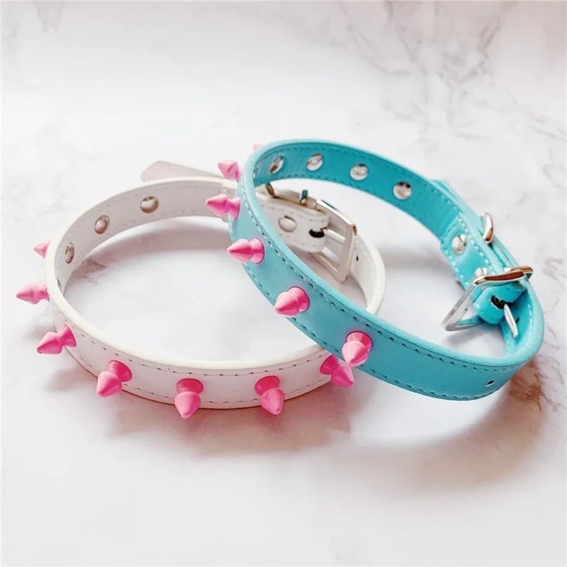Studded Pastel Choker Collar - Gay SkateStudded Pastel Choker Collarskate accessoriesGay SkateGay Skate200001034:173#blue