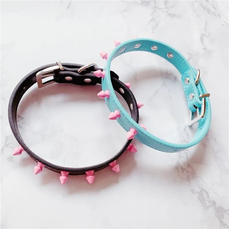 Studded Pastel Choker Collar - Gay SkateStudded Pastel Choker Collarskate accessoriesGay SkateGay Skate200001034:173#blue