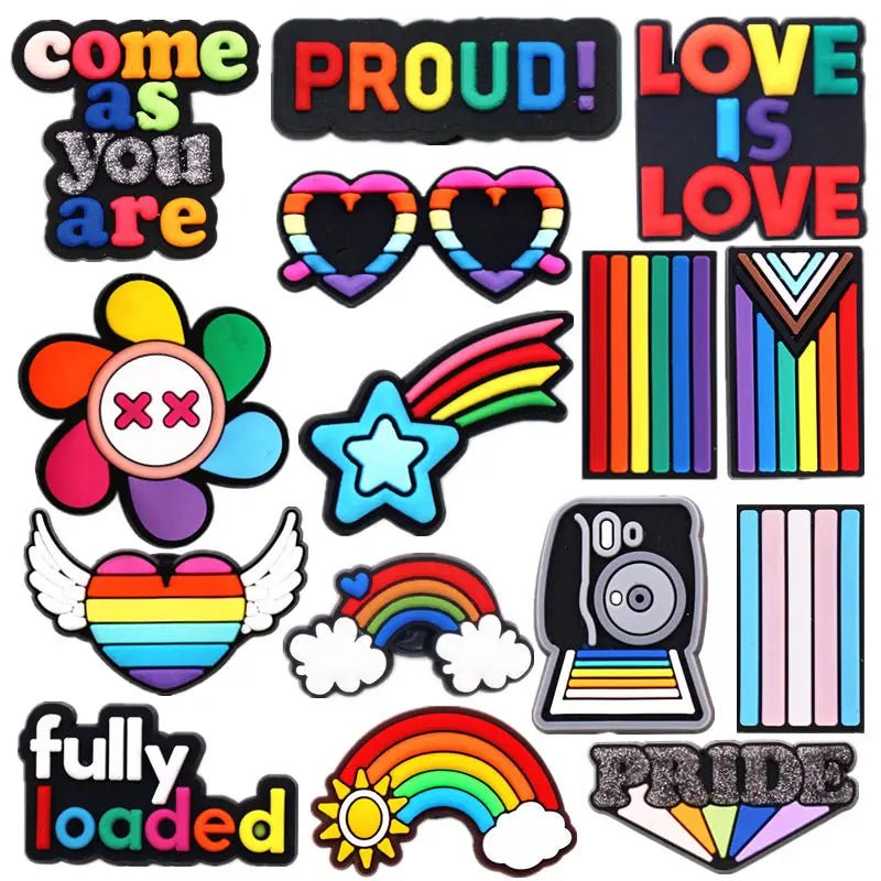 Trans and Rainbow pride crocs jibbitz shoe charms - Gay SkateTrans and Rainbow pride shoe charmsskate accessoriesGay SkateGay Skate14:496#L;200007763:201336100