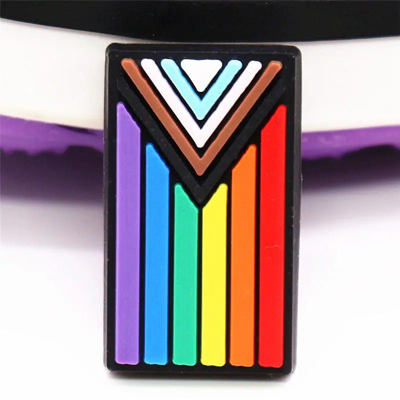 Progress Pride Flag jibbit jibbitz