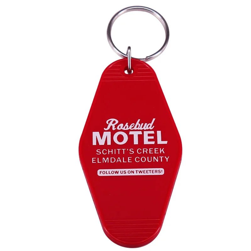 Schitts Creek retro motel key ring