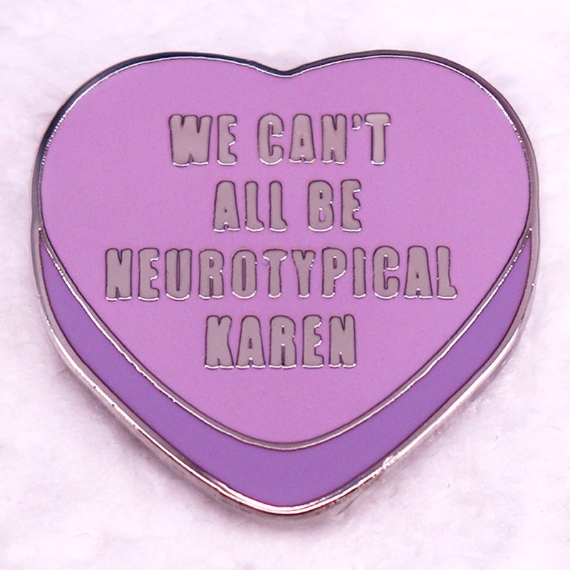 We Can't All Be Neurotypical Karen - purple enamel pin - Gay SkateWe Can't All Be Neurotypical Karen - purple enamel pinskate accessoriesGay SkateGay Skate<none>