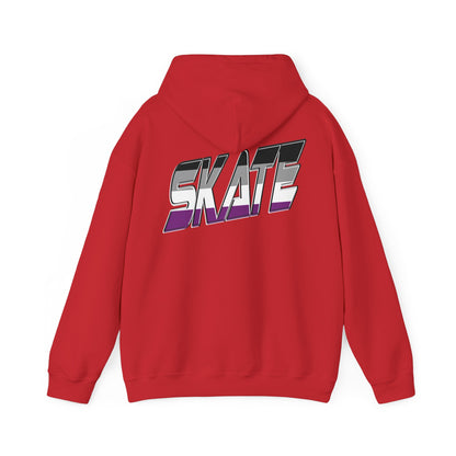 SKATE Asexual Pride Hoodie - Australian Shipping