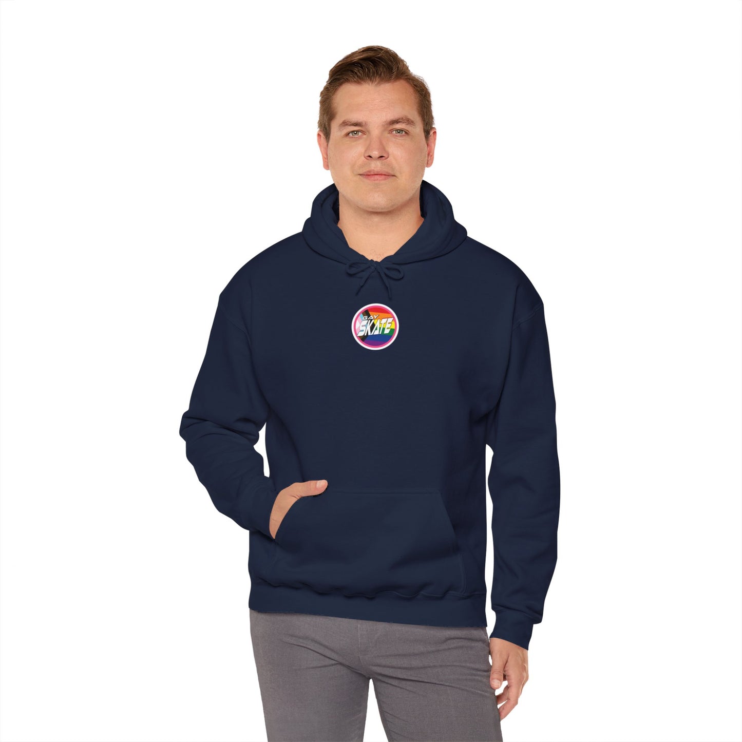 Add custom name: GAY SKATE Original Hoodie - Australian Shipping