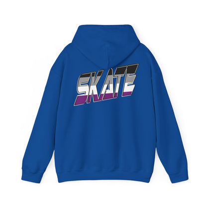 SKATE Asexual Pride Hoodie - Australian Shipping