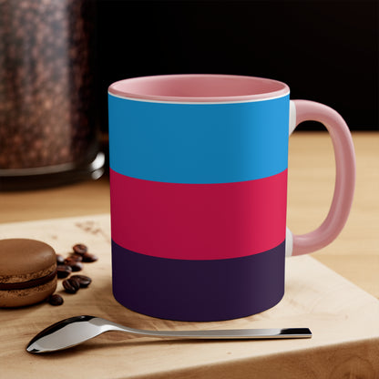 Polyamory Pride Flag cup - colourful accent mug