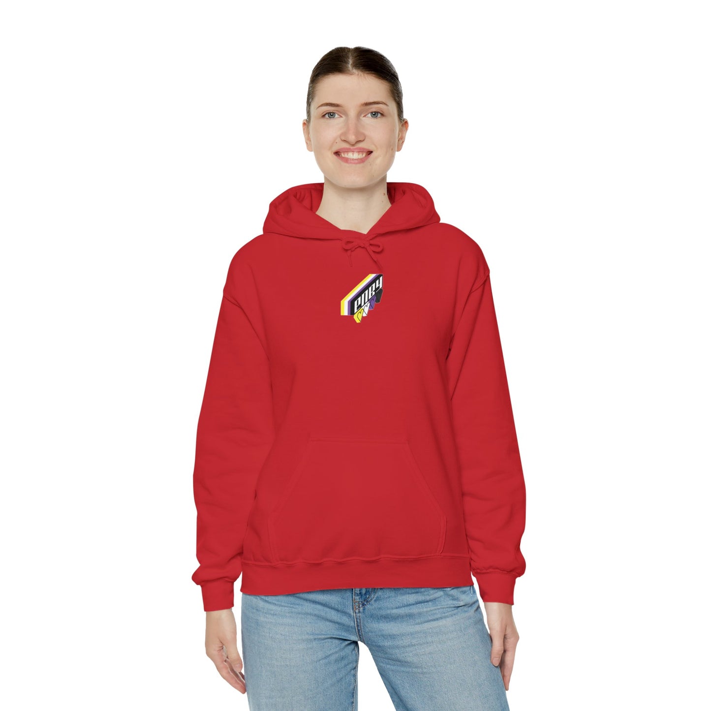 ENBY Heart Hoodie - Australian Shipping