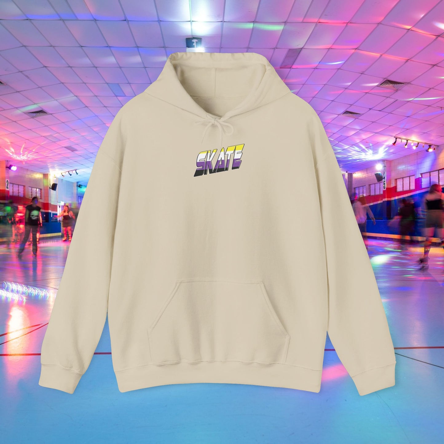 SKATE Non-binary Pride Hoodie - Australian Shipping