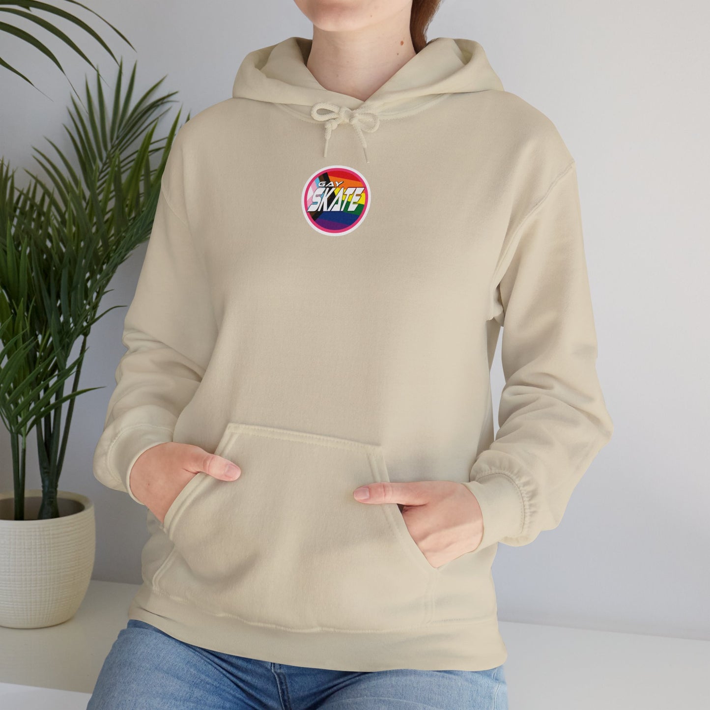 Add custom name: GAY SKATE Original Hoodie - Australian Shipping