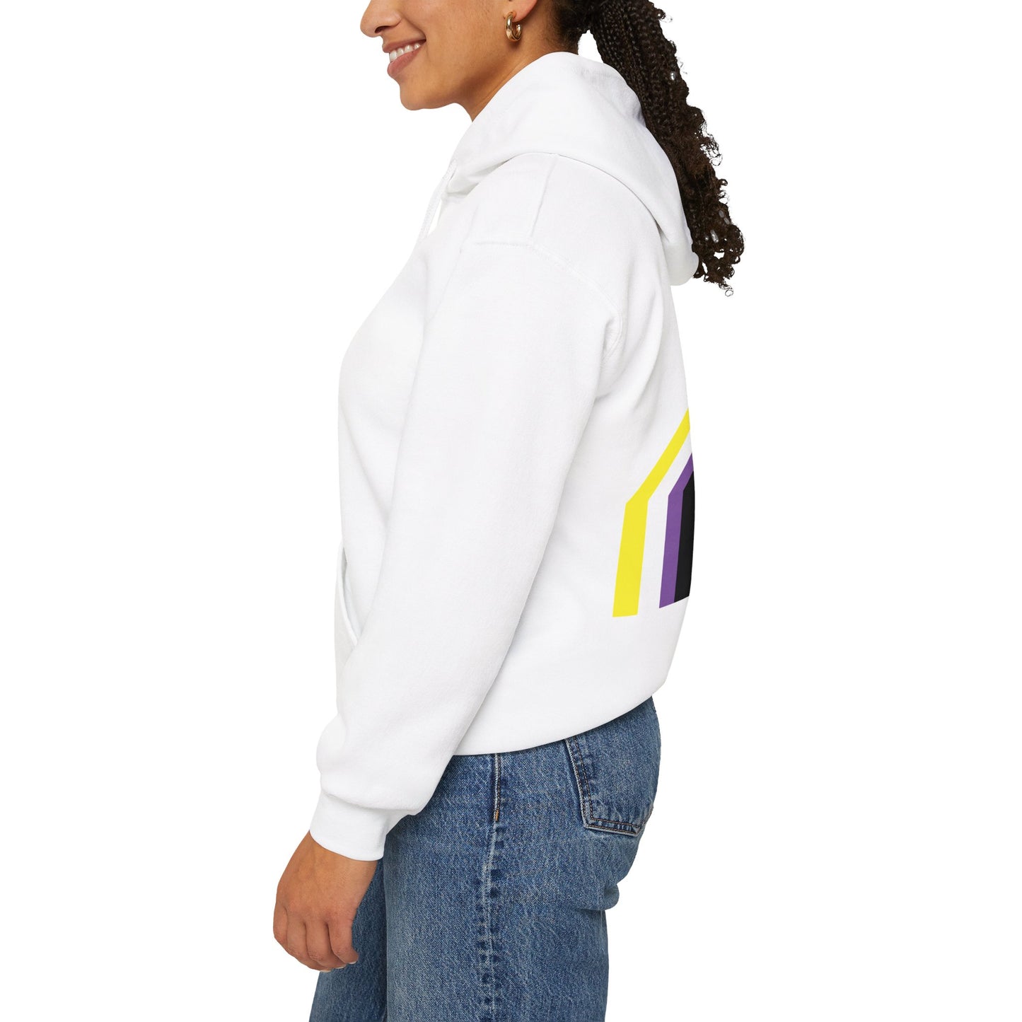 ENBY Heart Hoodie - Australian Shipping