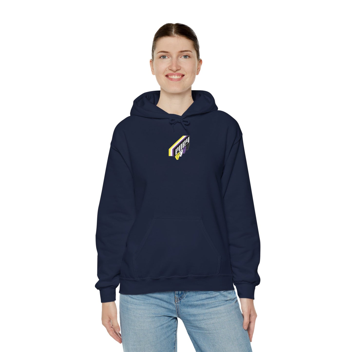 ENBY Heart Hoodie - Australian Shipping