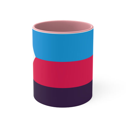 Polyamory Pride Flag cup - colourful accent mug