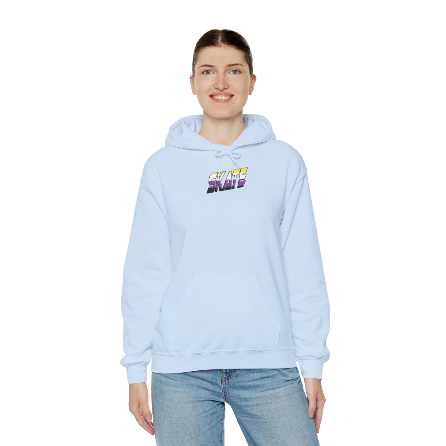 SKATE Non-binary Pride Hoodie - Australian Shipping