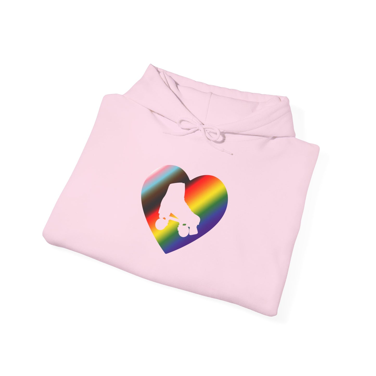 Make Skating Gay Again rainbow roller skate love heart Hoodie - Australian Shipping