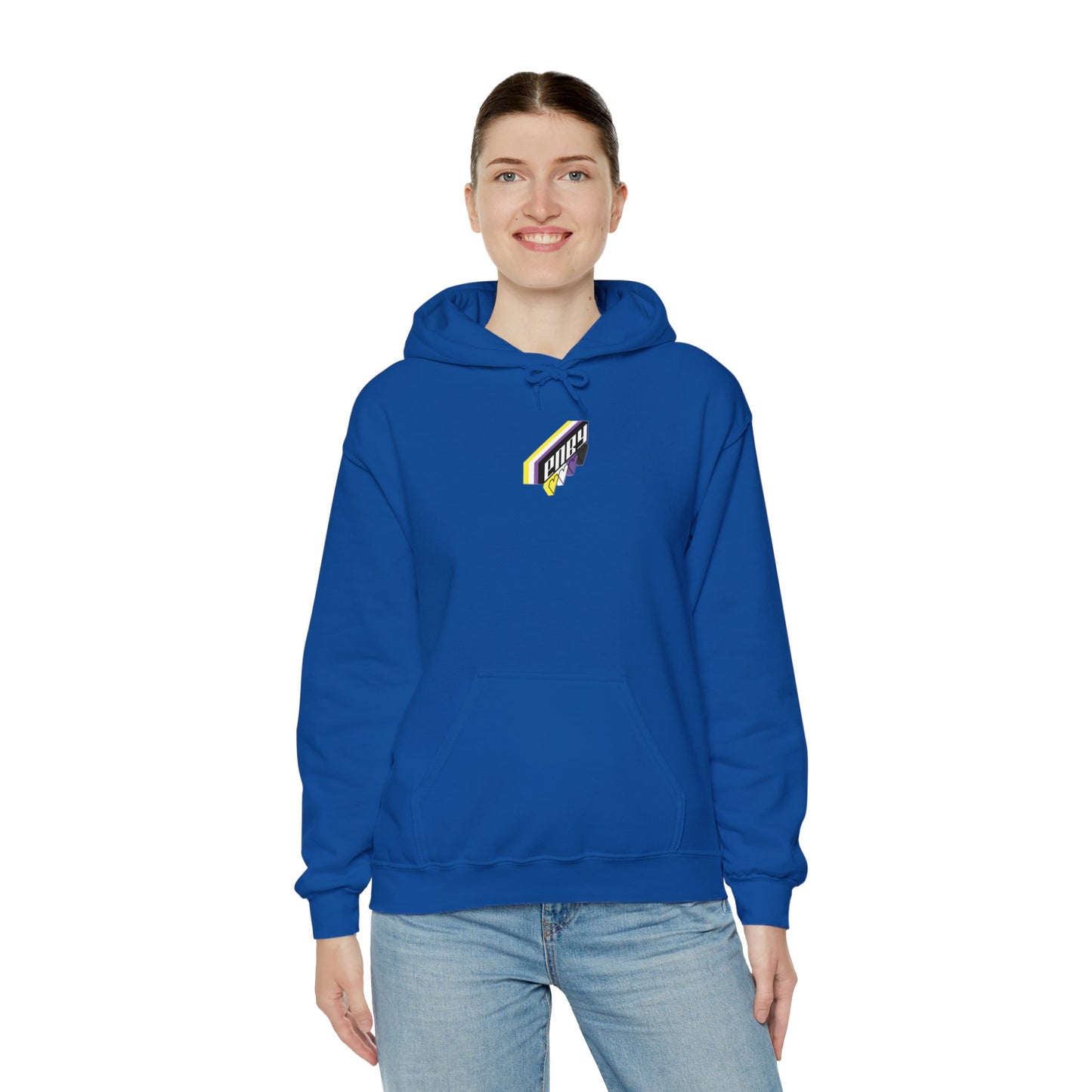 ENBY Heart Hoodie - Australian Shipping