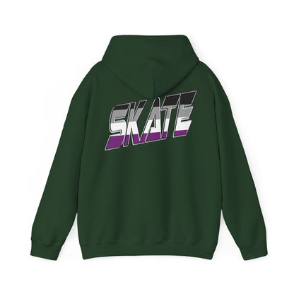 SKATE Asexual Pride Hoodie - Australian Shipping
