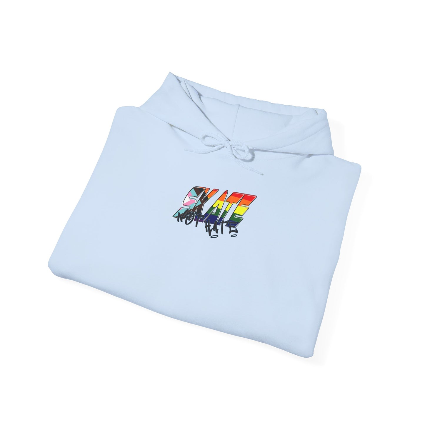 Skate Not Hate progress rainbow pride Hoodie - Australian Shipping