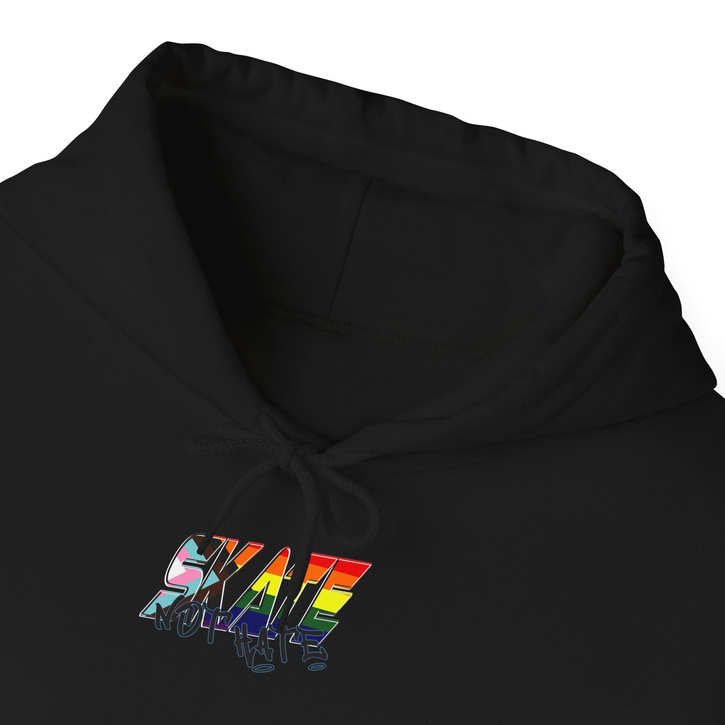 Skate Not Hate progress rainbow pride Hoodie - Australian Shipping