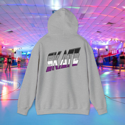 SKATE Asexual Pride Hoodie - Australian Shipping