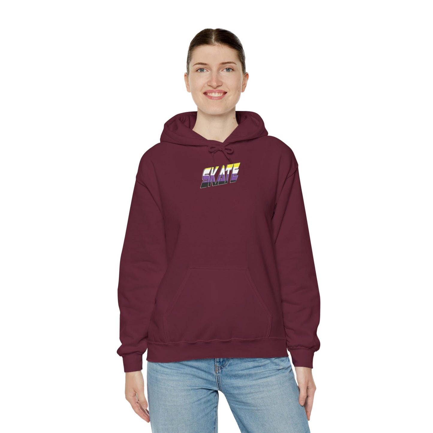 SKATE Non-binary Pride Hoodie - Australian Shipping