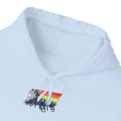 Skate Not Hate progress rainbow pride Hoodie - Australian Shipping