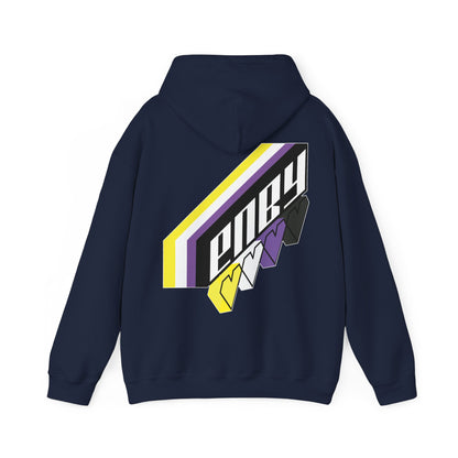 ENBY Heart Hoodie - Australian Shipping