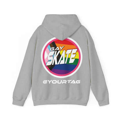 Add custom name: GAY SKATE Original Hoodie - Australian Shipping