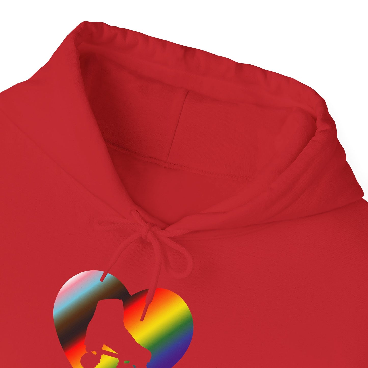 Make Skating Gay Again rainbow roller skate love heart Hoodie - Australian Shipping