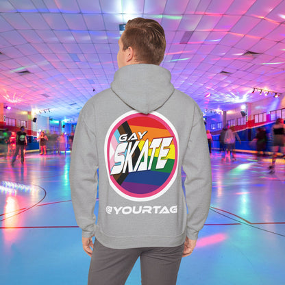 Add custom name: GAY SKATE Original Hoodie - Australian Shipping