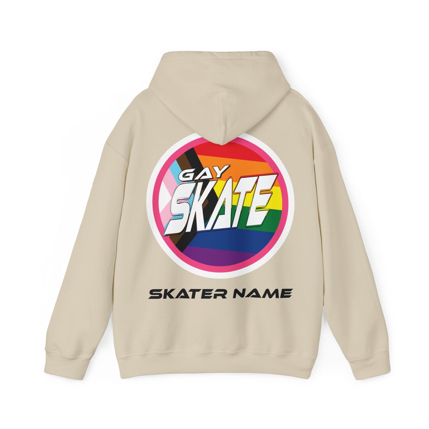 Add custom name: GAY SKATE Original Hoodie - Australian Shipping