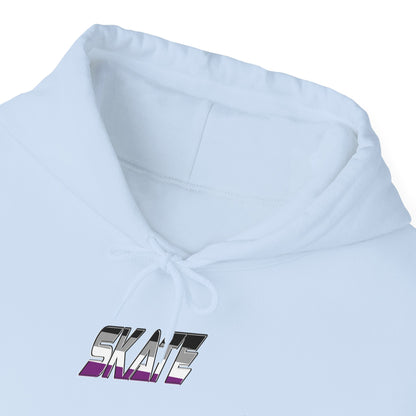 SKATE Asexual Pride Hoodie - Australian Shipping