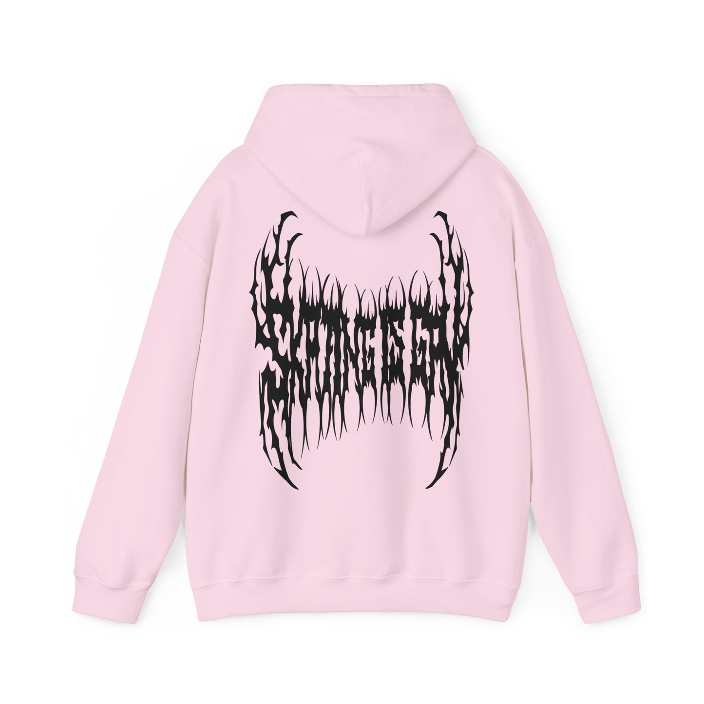 SKATING IS GAY but make it death metal Hoodie - Australian Shipping