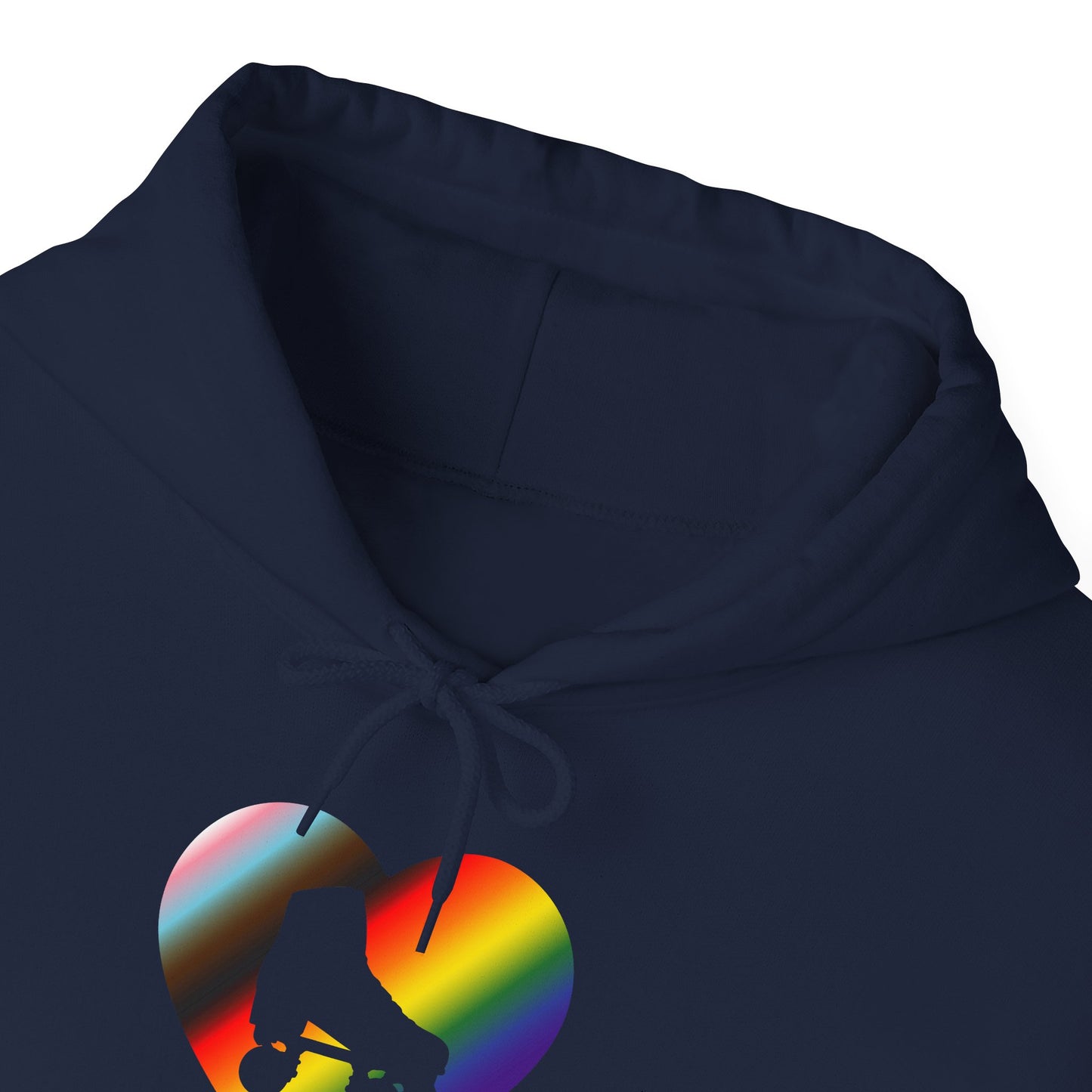 Make Skating Gay Again rainbow roller skate love heart Hoodie - Australian Shipping