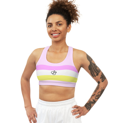 Twink Pride Flag seamless sports crop