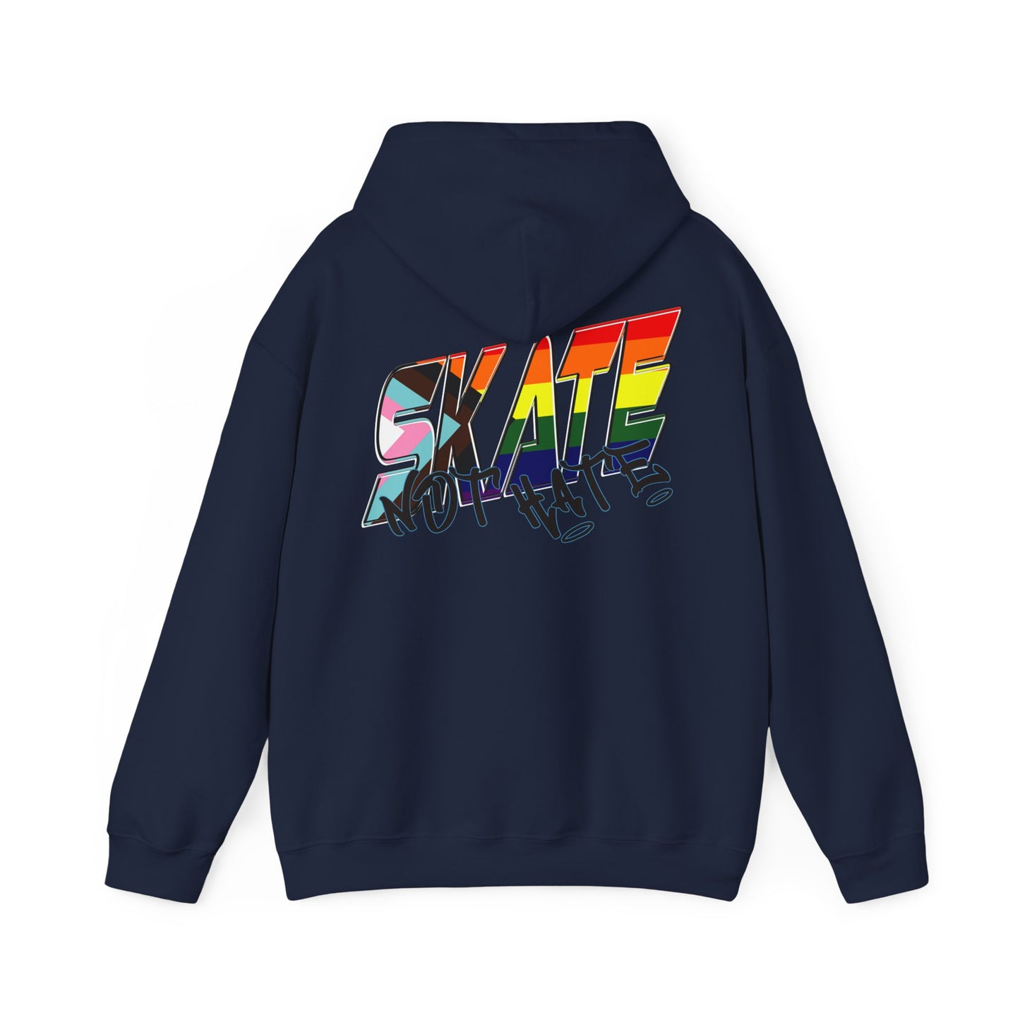 Skate Not Hate progress rainbow pride Hoodie - Australian Shipping